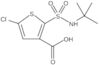 5-Chloro-2-[[(1,1-dimethylethyl)amino]sulfonyl]-3-thiophenecarboxylic acid