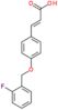 (2E)-3-{4-[(2-fluorobenzyl)oxy]phenyl}prop-2-enoic acid