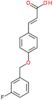 (2E)-3-{4-[(3-fluorobenzyl)oxy]phenyl}prop-2-enoic acid