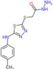 2-({5-[(4-methylphenyl)amino]-1,3,4-thiadiazol-2-yl}sulfanyl)acetohydrazide