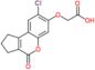 [(8-chloro-4-oxo-1,2,3,4-tetrahydrocyclopenta[c]chromen-7-yl)oxy]acetic acid