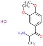 2-amino-1-(3,4-dimethoxyphenyl)propan-1-one hydrochloride
