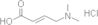 2-Butenoic acid, 4-(dimethylamino)-, hydrochloride (1:1), (2E)-