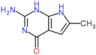 2-amino-6-methyl-1,7-dihydro-4H-pyrrolo[2,3-d]pyrimidin-4-one