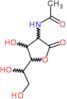 N-[5-(1,2-dihydroxyethyl)-4-hydroxy-2-oxotetrahydrofuran-3-yl]acetamide (non-preferred name)