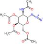 (2R,3S,4R,5R,6R)-5-(acetylamino)-2-[(acetyloxy)methyl]-6-azidotetrahydro-2H-pyran-3,4-diyl diacetate (non-preferred name)