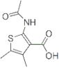 Ácido 2-(acetilamino)-4,5-dimetil-3-tiofenocarboxílico