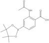 2-(Acetylamino)-4-(4,4,5,5-tetramethyl-1,3,2-dioxaborolan-2-yl)benzoic acid