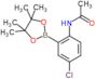 N-[4-chloro-2-(4,4,5,5-tetramethyl-1,3,2-dioxaborolan-2-yl)phenyl]acetamide