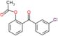 [2-(Acetyloxy)phenyl](3-chlorophenyl)methanone