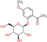 2-acetyl-5-methoxyphenyl beta-D-glucopyranoside