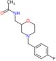 N-{[4-(4-fluorobenzyl)morpholin-2-yl]methyl}acetamide