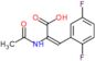 (E)-2-acetamido-3-(2,5-difluorophenyl)prop-2-enoic acid