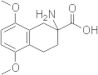 2-amino-1,2,3,4-tetrahydro-5,8-dimethoxy-2-naphthalenecarboxylic acid