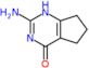 2-amino-1,5,6,7-tetrahydro-4H-cyclopenta[d]pyrimidin-4-one