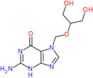 2-Amino-1,7-dihydro-7-[[2-hydroxy-1-(hydroxymethyl)ethoxy]methyl]-6H-purin-6-one