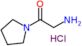 2-amino-1-(pyrrolidin-1-yl)ethanone hydrochloride (1:1)