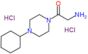 2-amino-1-(4-cyclohexylpiperazin-1-yl)ethanone dihydrochloride