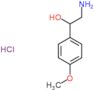 2-amino-1-(4-methoxyphenyl)ethanol hydrochloride (1:1)