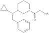 2-Amino-1-[3-[cyclopropyl(phenylmethyl)amino]-1-piperidinyl]ethanone