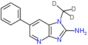 6-phenyl-1-(trideuteriomethyl)imidazo[4,5-b]pyridin-2-amine