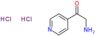 Ethanone, 2-amino-1-(4-pyridinyl)-, hydrochloride (1:2)