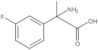 α-Amino-3-fluoro-α-methylbenzeneacetic acid