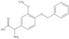 α-Amino-3-methoxy-4-(phenylmethoxy)benzeneacetic acid