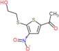 1-{5-[(2-hydroxyethyl)sulfanyl]-4-nitrothiophen-2-yl}ethanone