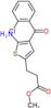methyl 3-{5-amino-4-[(2-chlorophenyl)carbonyl]thiophen-2-yl}propanoate