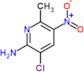 3-Chloro-6-methyl-5-nitro-2-pyridinamine