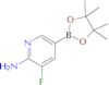 3-Fluoro-5-(4,4,5,5-tetramethyl-1,3,2-dioxaborolan-2-yl)-2-pyridinamine