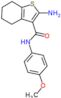 2-amino-N-(4-methoxyphenyl)-4,5,6,7-tetrahydro-1-benzothiophene-3-carboxamide