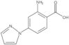 Benzoic acid, 2-amino-4-(1H-pyrazol-1-yl)-