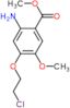 methyl 2-amino-4-(2-chloroethoxy)-5-methoxybenzoate