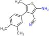 2-amino-4-(3,4-dimethylphenyl)-5-methylthiophene-3-carbonitrile