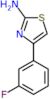 4-(3-Fluorophenyl)-2-thiazolamine