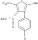 3-Thiophenecarboxylicacid, 2-amino-4-(4-fluorophenyl)-5-methyl-, ethyl ester