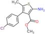 Methyl 2-amino-4-(4-chlorophenyl)-5-methyl-3-thiophenecarboxylate