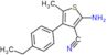 2-Amino-4-(4-ethylphenyl)-5-methyl-3-thiophenecarbonitrile