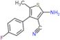 3-Thiophenecarbonitrile, 2-amino-4-(4-fluorophenyl)-5-methyl-