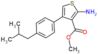 methyl 2-amino-4-[4-(2-methylpropyl)phenyl]thiophene-3-carboxylate