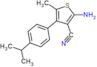 2-Amino-5-methyl-4-[4-(1-methylethyl)phenyl]-3-thiophenecarbonitrile