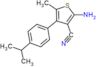 2-amino-5-methyl-4-[4-(propan-2-yl)phenyl]thiophene-3-carbonitrile
