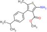 methyl 2-amino-5-methyl-4-[4-(propan-2-yl)phenyl]thiophene-3-carboxylate