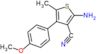 2-amino-4-(4-methoxyphenyl)-5-methylthiophene-3-carbonitrile