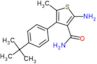 2-amino-4-(4-tert-butylphenyl)-5-methylthiophene-3-carboxamide