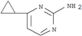 2-Pyrimidinamine,4-cyclopropyl-