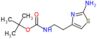 tert-butyl N-[2-(2-aminothiazol-4-yl)ethyl]carbamate