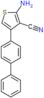 2-amino-4-(biphenyl-4-yl)thiophene-3-carbonitrile